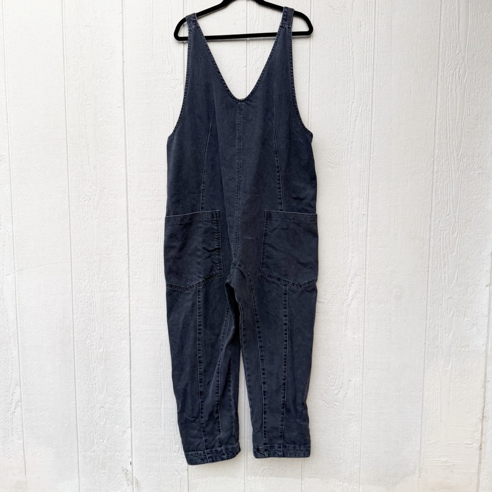 We The Free High Roller Jumpsuit in Mineral Black Size Large - Picture 2 of 6